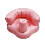 Portable Baby Learning Seat Inflatable Bath Chair PVC Sofa Shower Stool for Playing Eating Bathing Lounging