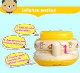PVC Baby Inflatable Chair Seat Sofa for Bathe Feed Toys Children Portable Outdoor Chair for Boy Girl with Pump