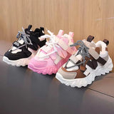 New 2024 Winter Children'S Sneakers Boys Girls plus Cashmere Warm Sport Shoes Kids Non-Slip Casual Shoes Toddler Running Shoes