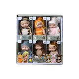 6Pcs Simulation Princess Dolls Toy Mini Cute Sleeping Baby Series Doll Cartoon Animal Toy for Kids Kawaii Dolls Girl'S Gift