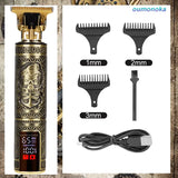 Heavy Metal Hair Cutting Machine Clipper for Men Barber Shop Trimmer for Men Mower Men'S Electric Shaver Haircut Beard Trimmer
