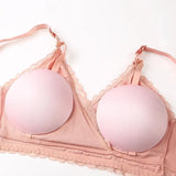 Feeding Bra Maternity Bras Wirefree Lace Nursing Bra Pregnancy Clothes Prevent Sagging Breastfeeding Women'S Sujetador Lactancia