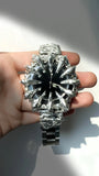 Processing Custom Design Alabaster Quartz Watch with Unique Claw Shape Movement for Men Goth Charms for Jewelry Making
