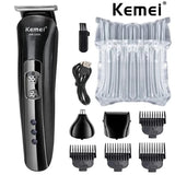 KM-1506 3 in 1 Electric Shaver USB Charging Hair Trimmer Electric Rechargeable Nose Professional Shaving Machine