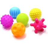 Sensory Balls for Baby Touch Hand Ball Massage Soft Textured Balls Baby Hands Squeeze Balls Set Develop Kid'S Tactile Senses Toy