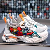 Disney Boys' Casual Shoes Mesh Children'S Sports Shoes Boys' Cartoon Shoes Boys' Running Shoes Sneakers Size 21-38