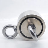 Strong Powerful Neodymium Magnet round Hook Salvage Magnet Sea Fishing Holder Pulling Mounting Pot with Ring 48Mm 60Mm 67Mm 94Mm