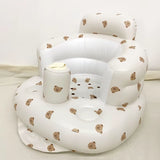 Baby Seat Cartoon Inflatable Small Sofa Multi-Functional Bath Chair Kids Dining Chair Portable Outdoor Travel Camping Chairs