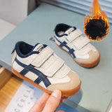 Children'S Sneakers Boys Girls Soft Sole Non-Slip Casual Student Running Shoes Baby Kids School Sports Shoes Warm Cotton Shoes