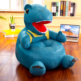 Creative Children'S Lazy Sofa Cartoon Dinosaur Sofa Seat Baby Kids Toy Chair for Baby Birthday Gift Only Cover NO Filling LB652