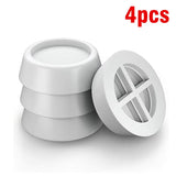 4Pcs Washing Machine anti Vibration Pads Rubber Feet Legs Mat Anti-Vibration Pad Universal Noise-Reducing Leg Base for Furniture