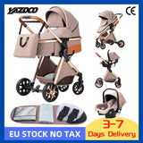 Baby Stroller 3 In1,Four Wheel Stroller,2 in 1 Baby Car,Lightweight Strollers,Mutifunction Strollers,Baby Carriage,Poussette