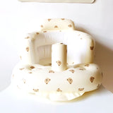 Baby Seat Cartoon Inflatable Small Sofa Multi-Functional Bath Chair Kids Dining Chair Portable Outdoor Travel Camping Chairs