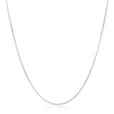 925 Sterling Silver 40-75CM LONG 2Mm Width Side Chain Necklace for Women Man Fashion Wedding Charm Jewelry