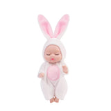 6Pcs Simulation Princess Dolls Toy Mini Cute Sleeping Baby Series Doll Cartoon Animal Toy for Kids Kawaii Dolls Girl'S Gift