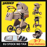 3 in 1 Baby Stroller Easy Folding Multifunctional Stroller Travel Portable Baby Carriage Safety Seat EU Standard Free Shipping