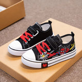 Disney Spiderman Children Canvas Shoes Girls Running Sneakers Spring Fashion Teenager Kids Shoes for Boys Casual Shoes 26-36