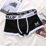 2024 Men'S Underwear Cotton Underwear Letter Waistband Comfortable Breathable Soft Boxer Shorts Fashion Casual Sports Shorts