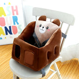 Portable Baby Learning to Sit Chair Sofa Multi-Function Cartoon Kids Dining Seat Only Cover NO Filling for Toddler Childrenlb654