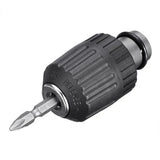 Drillpro 10-teiliges Luftschlagbuchsenschlüssel-Set, 1/2 Zoll Vierkantantrieb, metrischer Bohrfutteradapter