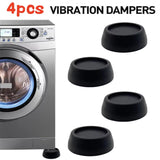 4Pcs Washing Machine anti Vibration Pads Rubber Feet Legs Mat Anti-Vibration Pad Universal Noise-Reducing Leg Base for Furniture