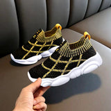 Children'S Flats Slip-On Mesh Casual Shoes for Boys Girls Summer Kid'S Solid Color Breathable Sports Soft Sole Footwear H49-1