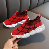 Children'S Flats Slip-On Mesh Casual Shoes for Boys Girls Summer Kid'S Solid Color Breathable Sports Soft Sole Footwear H49-1