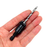 Drillpro DB-C2 4-teiliges Holzbohrer-Set für Schreinerarbeiten
