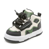Children'S Spring Autumn New Sports Shoes Boy'S Casual Trend Board Shoes High Top Girl'S Fashion Dopamine Running Shoes Sneakers