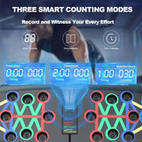 Automatic Count Push up Board Strength Train Equipment Foldable for Chest Abdomen Arms and Back Train Home Gym Equipment Fitness