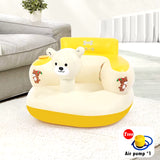 PVC Baby Inflatable Chair Seat Sofa for Bathe Feed Toys Children Portable Outdoor Chair for Boy Girl with Pump