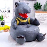 Creative Children'S Lazy Sofa Cartoon Dinosaur Sofa Seat Baby Kids Toy Chair for Baby Birthday Gift Only Cover NO Filling LB652