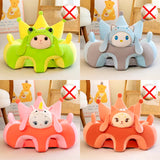 Cute Cartoon Baby Sofa Cover Learning to Sit Seat Feeding Chair Case Kids Baby Sofa Skin Infant Baby Seat Sofa without Cotton