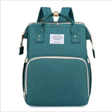 Mommy Diaper Bags Baby Bed Mother Large Capacity Nappy Milk Bottle Backpacks with Changing Mat Convenient Baby Nursing Bags