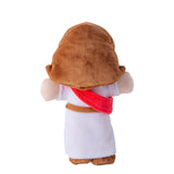 25Cm/50Cm Cartoon Jesus Pillow Stuffed Toy Bedside Sofa Cushion Christmas Gift Soft Plush Doll with Bible Pillow for Children