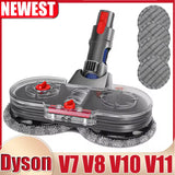 Electric Mop Head Brush with Water Tank for Dyson V7 V8 V10 V11 Vacuum Cleaner Replacement Cleaner Accessories