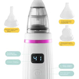 3-In-1 Electric Nasal Aspirator Baby Absorber Equipment Silent Utensils Obstruction Rhinitis Cleaner New Born Items Care Tools