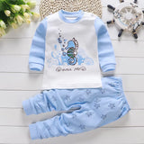 2024 Spring Autumn New Baby Clothing Set Cartoon Cotton Baby Boys Clothing Girls Suit Set 0-3 Year Baby Clothes
