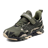 2024 Kids Fashion Sneakers for Boys Girls Tennis Shoes Breathable Sports Running Shoes Children Casual Camouflage Walking Shoes