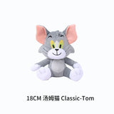 Anime Tom and Jerry Plush Toy Cartoon Movie Figures Cat Mouse Cute Plushies Stuffed Animal Doll Toys for Kids Gift Free Shipping