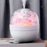 Creative Sweetheart Rabbit DIY Humidifier USB Mini Home Air Purifier Air Mini Cool Mist Preserved Flower Humidifier Preserved Flowers