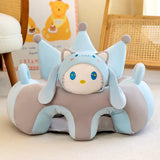 Cute Cartoon Baby Sofa Cover Learning to Sit Seat Feeding Chair Case Kids Baby Sofa Skin Infant Baby Seat Sofa without Cotton