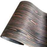 OMUKI Ebony Wood Veneer Handmade DIY Carpentry Sound Guitar Furniture Cabinet Wallpaper Renovate Wooden Crafts 21.6*96″/55*240Cm