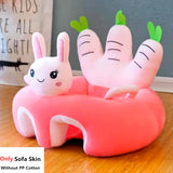 Cute Cartoon Baby Sofa Cover Learning to Sit Seat Feeding Chair Case Kids Baby Sofa Skin Infant Baby Seat Sofa without Cotton