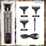 Heavy Metal Hair Cutting Machine Clipper for Men Barber Shop Trimmer for Men Mower Men'S Electric Shaver Haircut Beard Trimmer