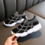 Children'S Flats Slip-On Mesh Casual Shoes for Boys Girls Summer Kid'S Solid Color Breathable Sports Soft Sole Footwear H49-1