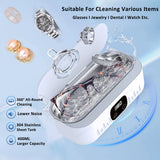 Ultrasonic Glasses Cleaning Ultrasound Jewelry Cleaner Machine High Frequency Ultrasonic Cleaning Bath for Jewelry Washing
