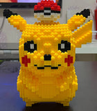 5210Pcs Anime Pokemon Pikachu Diamond Micro Building Blocks Games Model Mini Bricks Figure Difficult Decompression Toys Gift