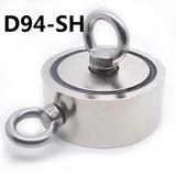 Strong Powerful Neodymium Magnet round Hook Salvage Magnet Sea Fishing Holder Pulling Mounting Pot with Ring 48Mm 60Mm 67Mm 94Mm