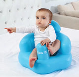 Baby Inflatable Soft Sofa Learning Sitting Safety Seat Dining Chair Portable Bath Stool Children Play Water Learn to Sit Tool